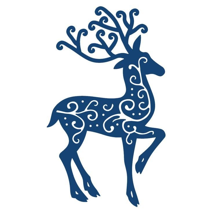 Трафарет "олени"