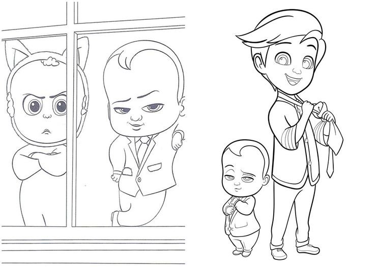 Раскраска босс молокосос 2