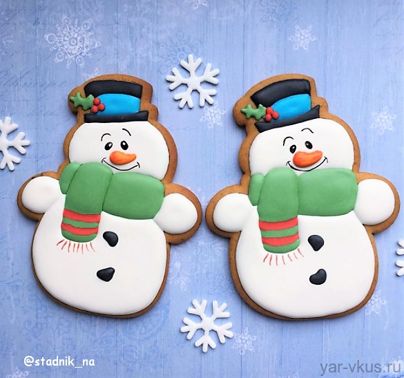 Формы для пряников Снеговик