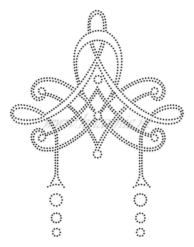 Точечная роспись трафареты