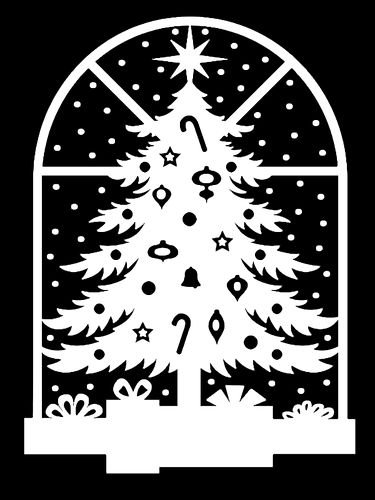 Трафарет "окна"