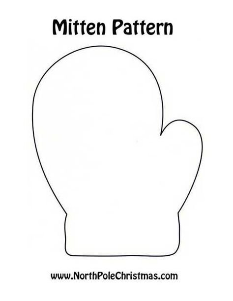 Выкройка игрушек из фетра новогодние рукавичка