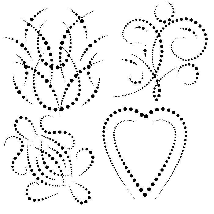 Схемы точечных рисунков