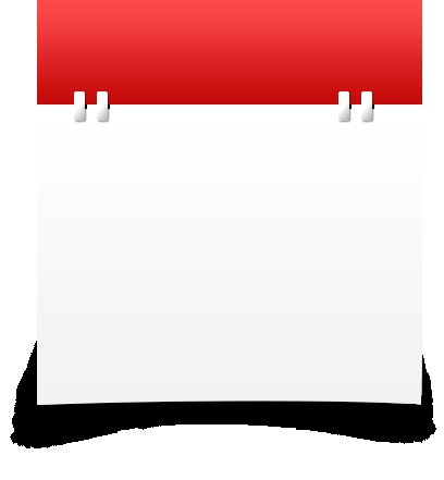 Лист календаря