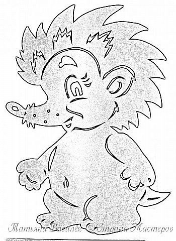 Вытынанка зверюшки