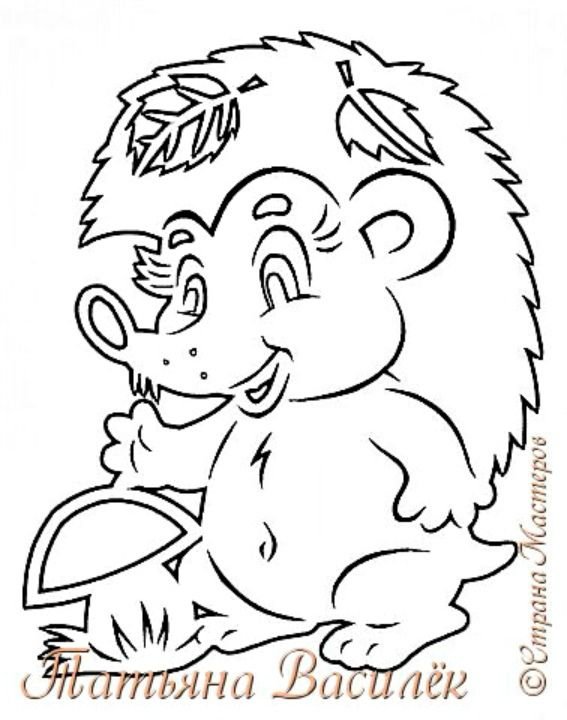 Осенние вытынанки на окна