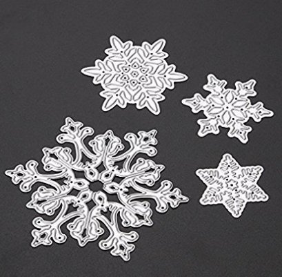 Скрапбукинг снежинки