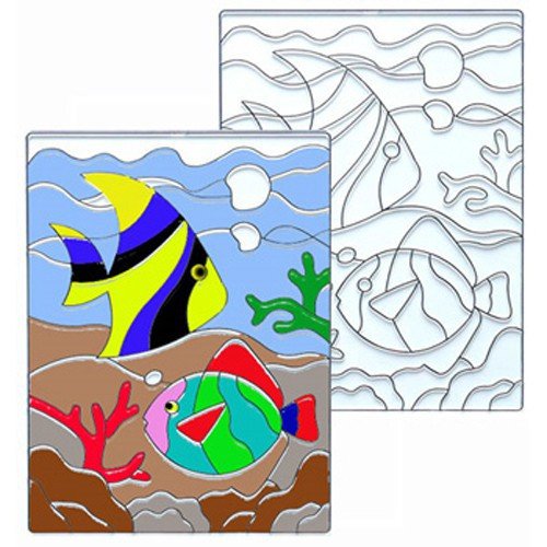 Трафарет для краски витражей