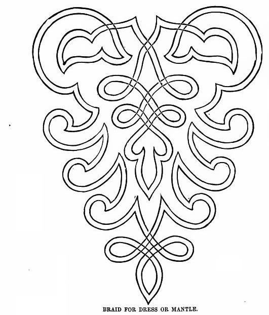 Вышивка шнуром узоры