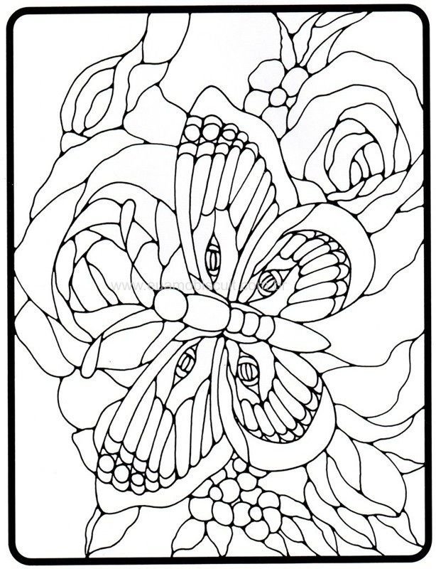 Витраж рисунок