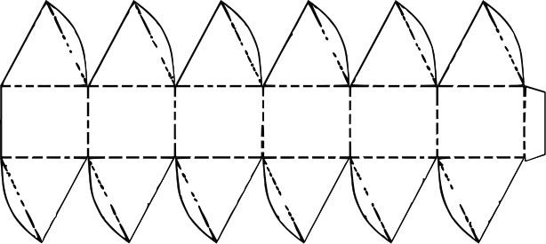 Развертка шара для склейки