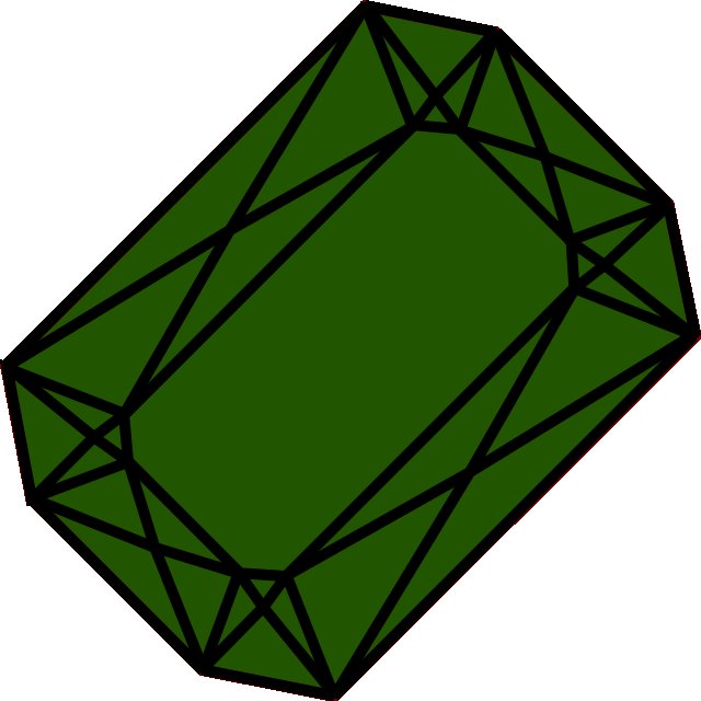 Изумруд рисунок