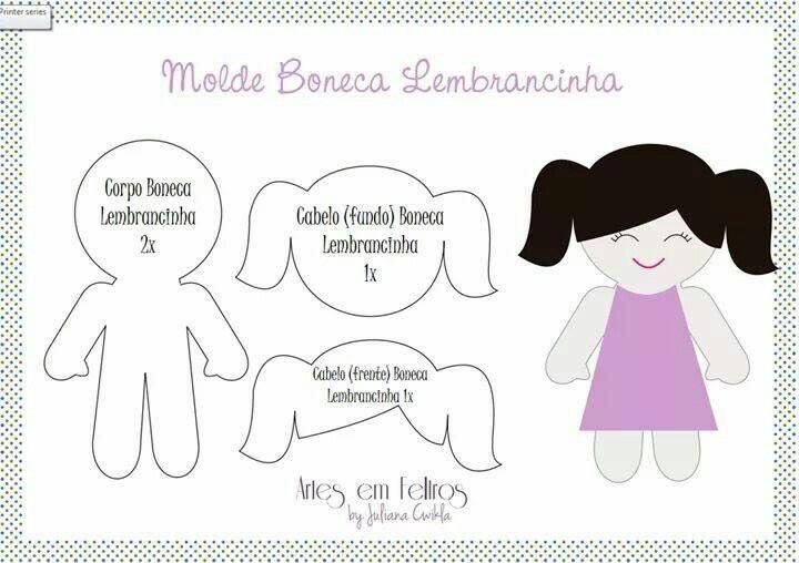 Девочка из фетра выкройка