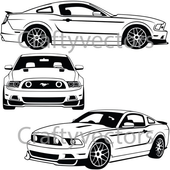 Ford Mustang 2013 draw