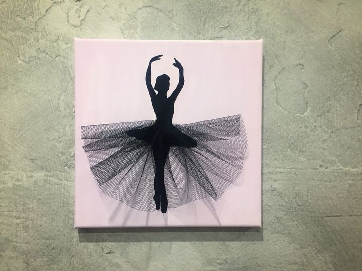 Объемное панно балерина