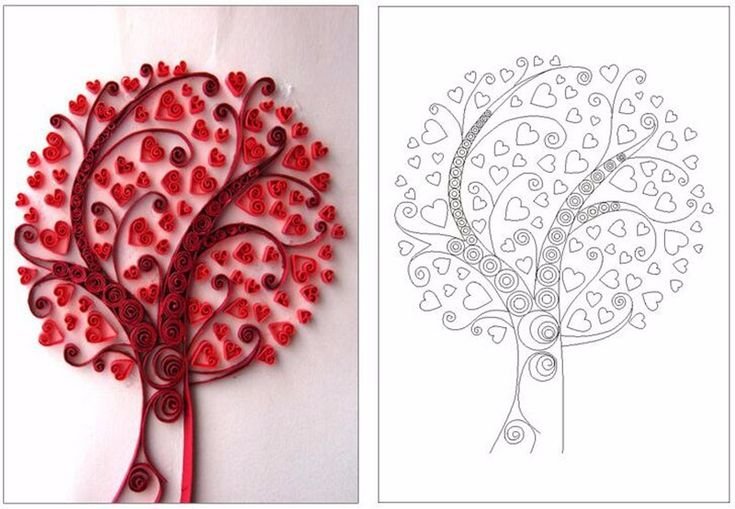 Трафарет для квиллинга