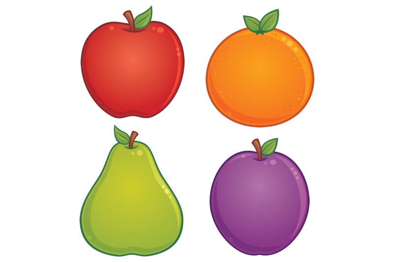 Овощи и фрукты для вырезания