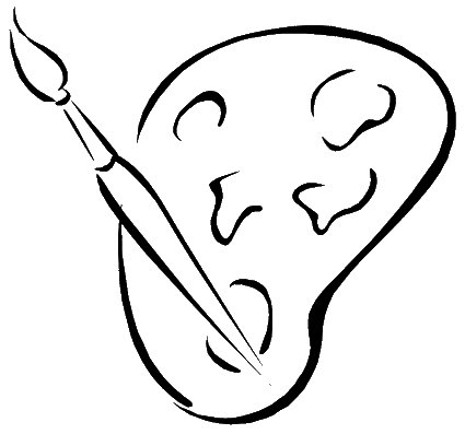 Палитра кисти контур