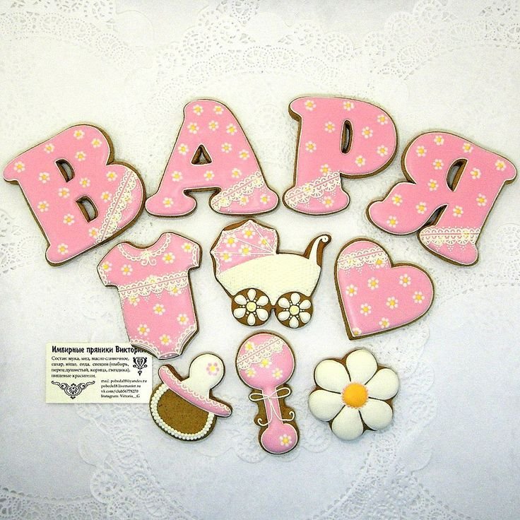 Имбирные пряники на день рождения