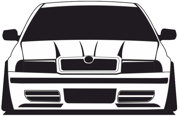 Наклейки на Шкода Октавия тур