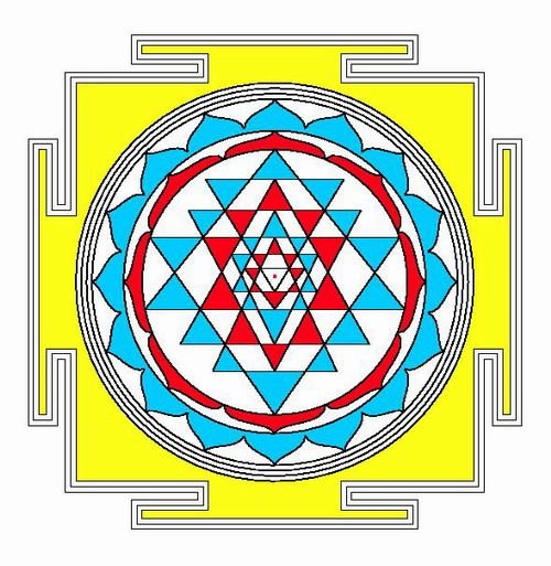 Шри Янтра картина