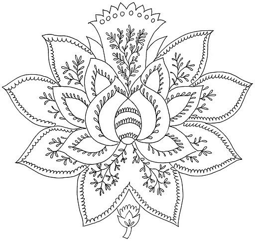 Узоры для точечной росписи