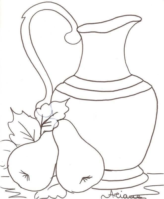 Натюрморт раскраска для детей