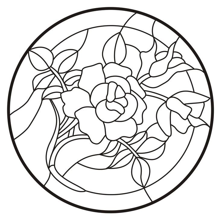 Эскизы для витража на стекле