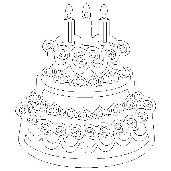 Торт шаблон