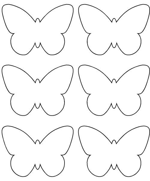Бабочки для вырезания