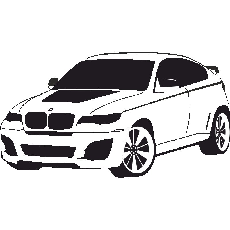 BMW x6 лого вектор