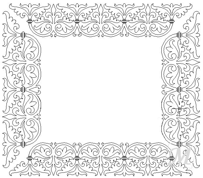 Рамка орнамент