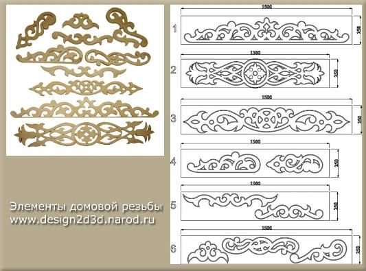 Домовая пропильная резьба узоры