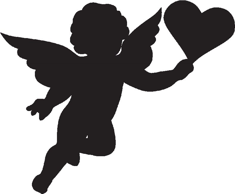 Силуэты ангелов
