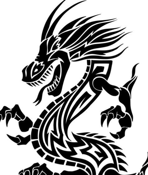 Дракон для выжигания