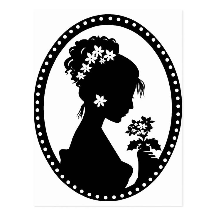 Портрет силуэт