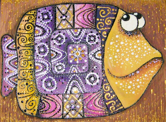 Роспись по дереву акриловыми красками