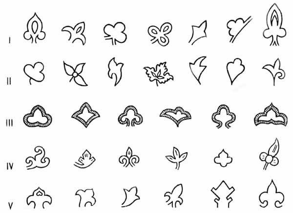 Татарский орнамент трилистник