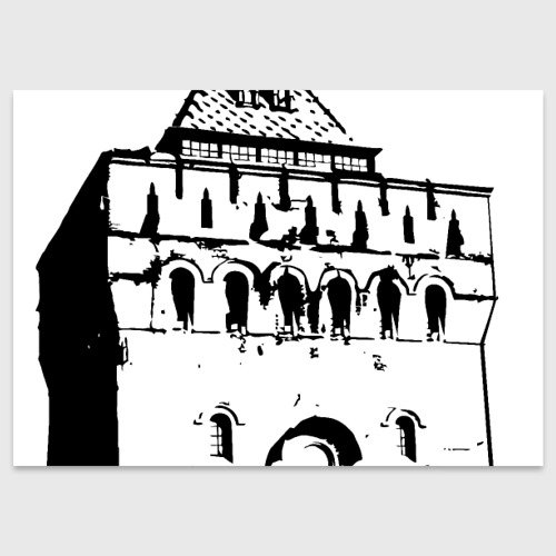 Дмитриевская башня Нижегородского Кремля рисунок