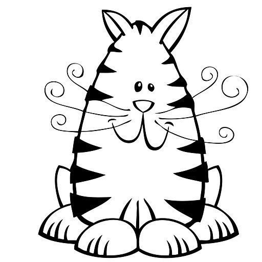 Котик контур