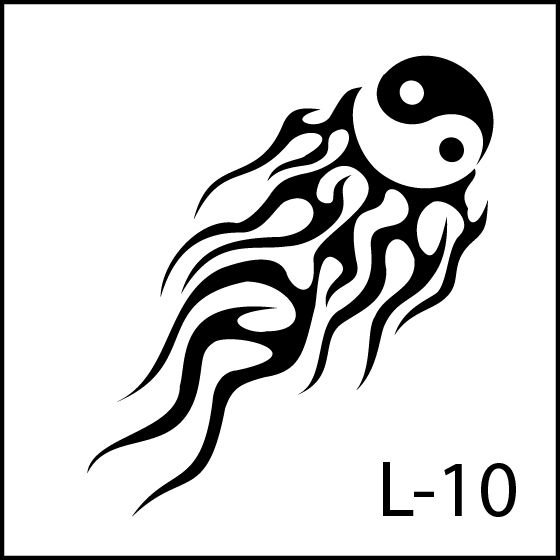 Инь Янь тату эскиз