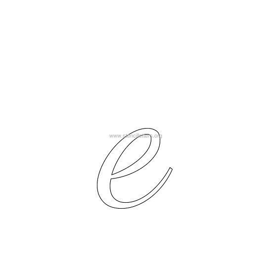 Красивая буква е заглавная