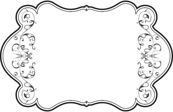 Красивая рамочка для надписи