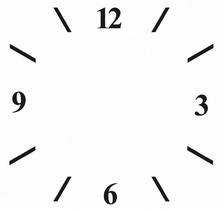 Часы настенные без стрелок