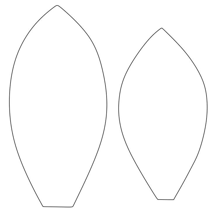 Трафарет лепестков ромашки