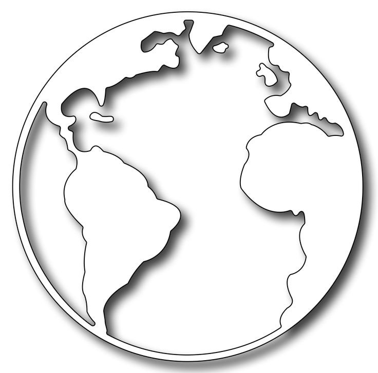 Трафарет планеты