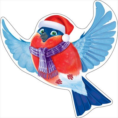 Снегири для украшения группы в детском саду