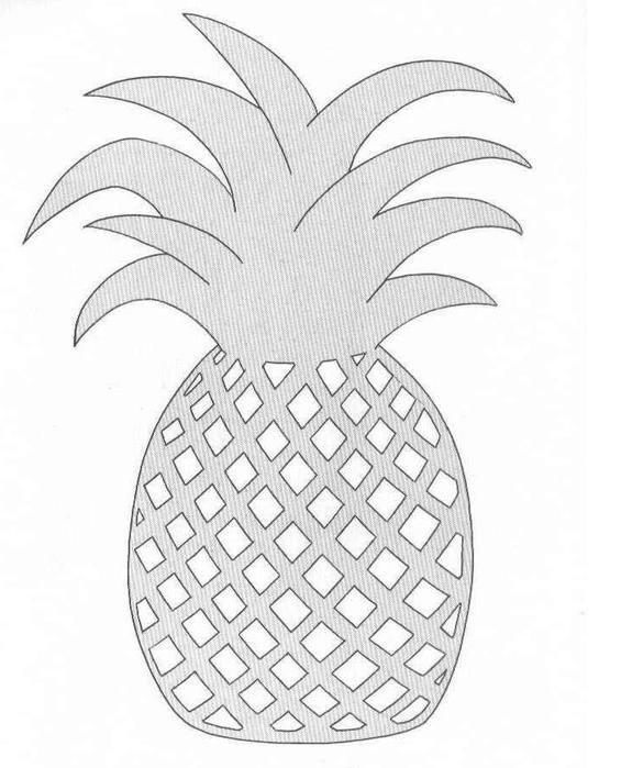 Ананас из бумаги