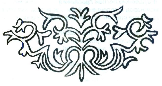 Хакасский орнамент растительный