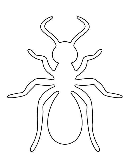 Насекомые для вырезания для детей